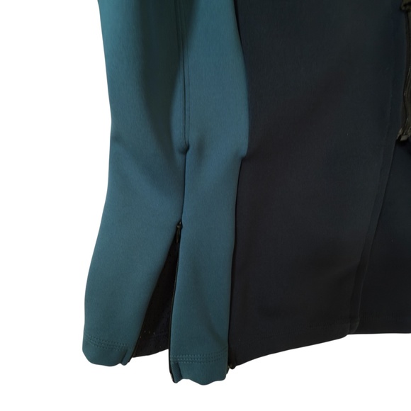 Zarély Performance Jacket Women’s M Navy Teal Athletic Dance Wear - Picture 5 of 12